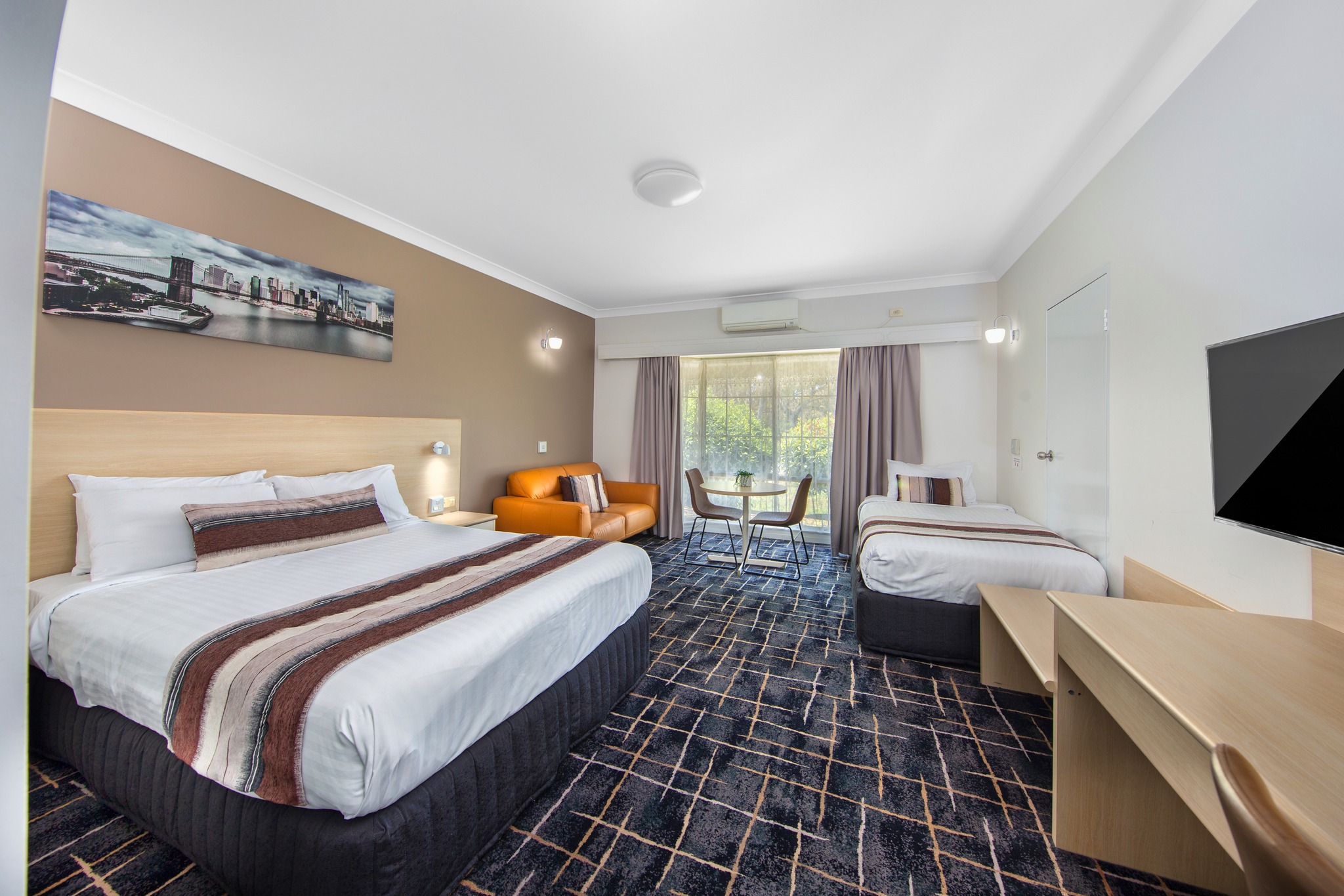 Top motel room.