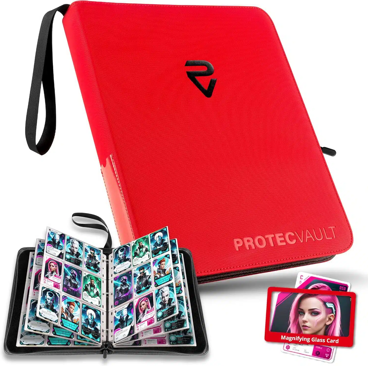 Safeguard & Display Your Rare Trading Cards in Premium Style with ProtecVault’s Zip-Seal Binder