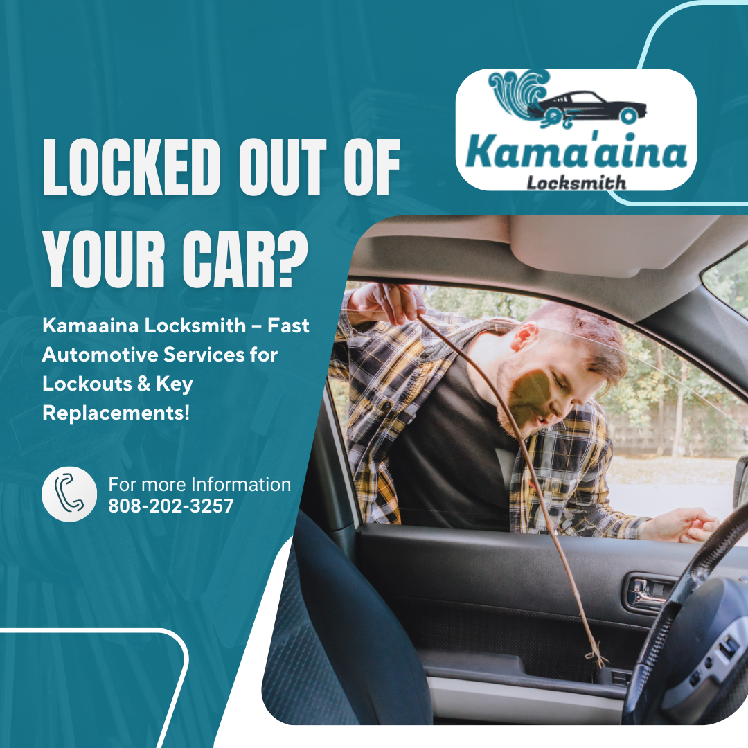 Kamaaina Locksmith Enhances Fast, Affordable Car Key Services Throughout Honolulu