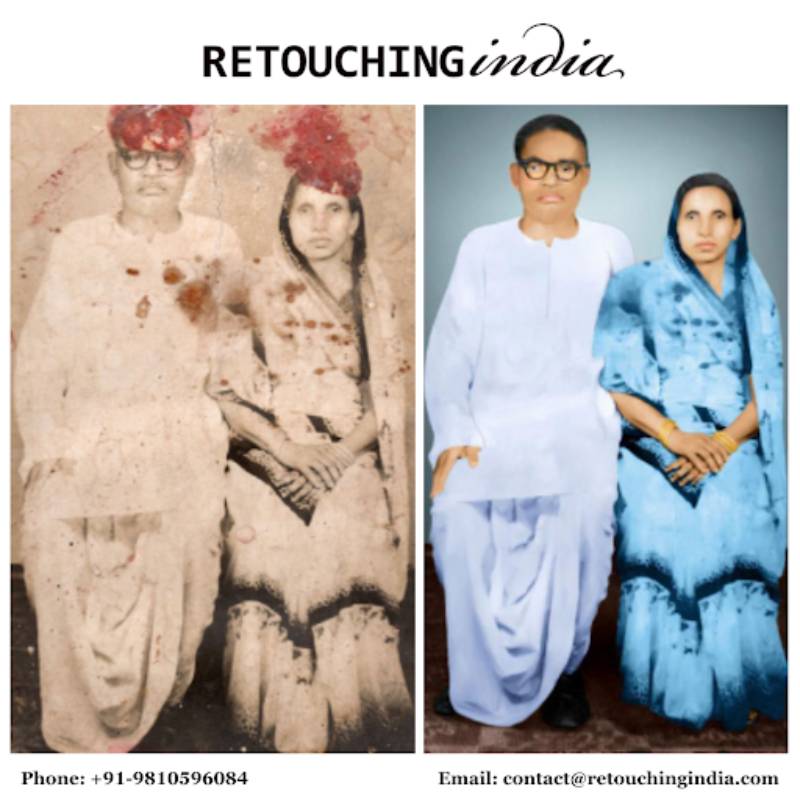 Use Retouching India And Their Photo Restoration Services India To Restore Old Photographs