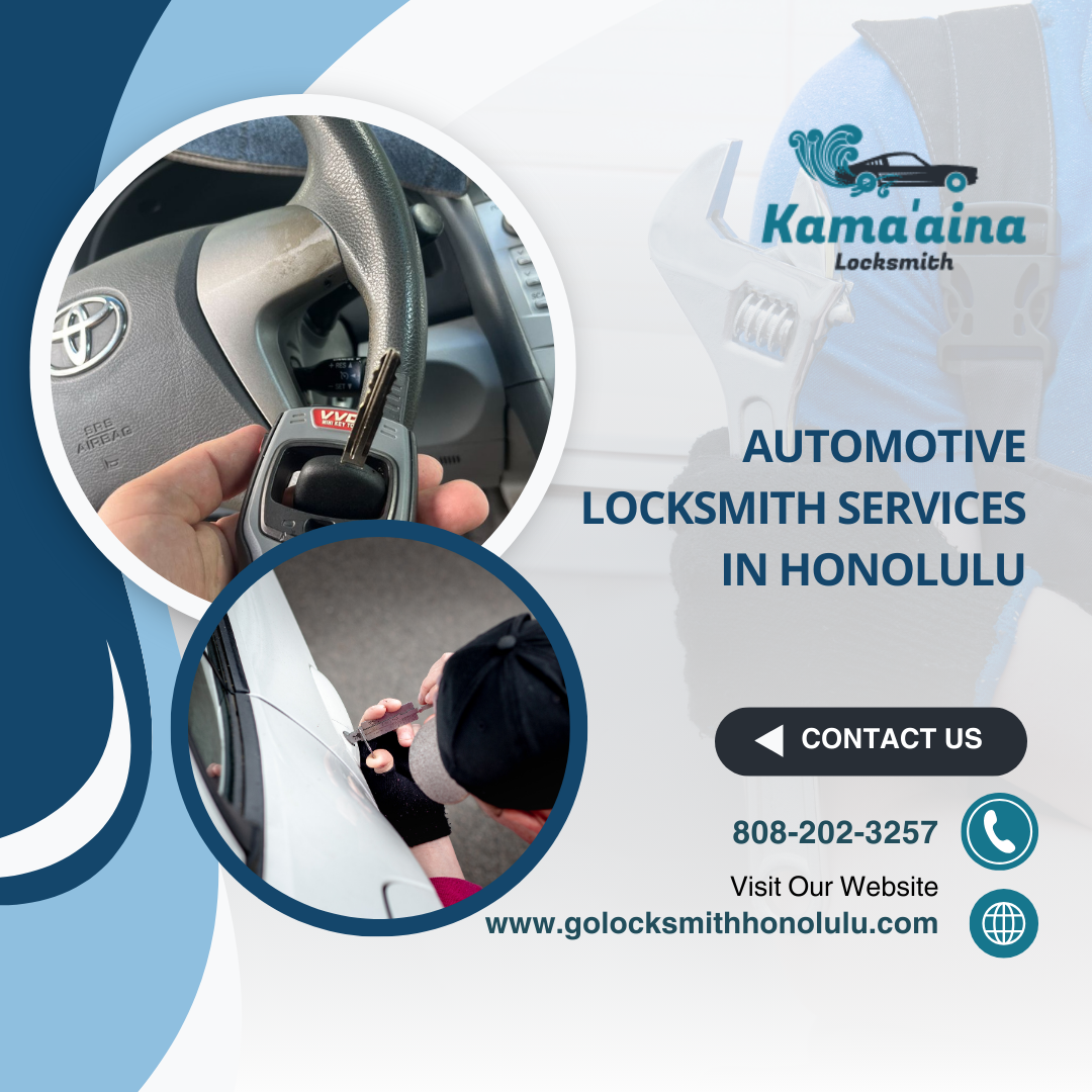 Kamaaina Locksmith Unveils Mobile Unit to Boost Honolulu Automotive Locksmith Services