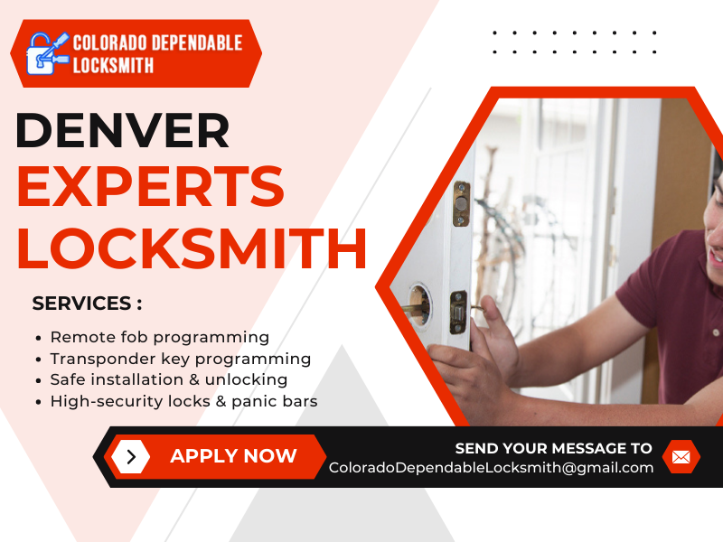 Colorado Dependable Locksmith Emerges as Leading Denver Expert Locksmith for All Lock & Key Needs
