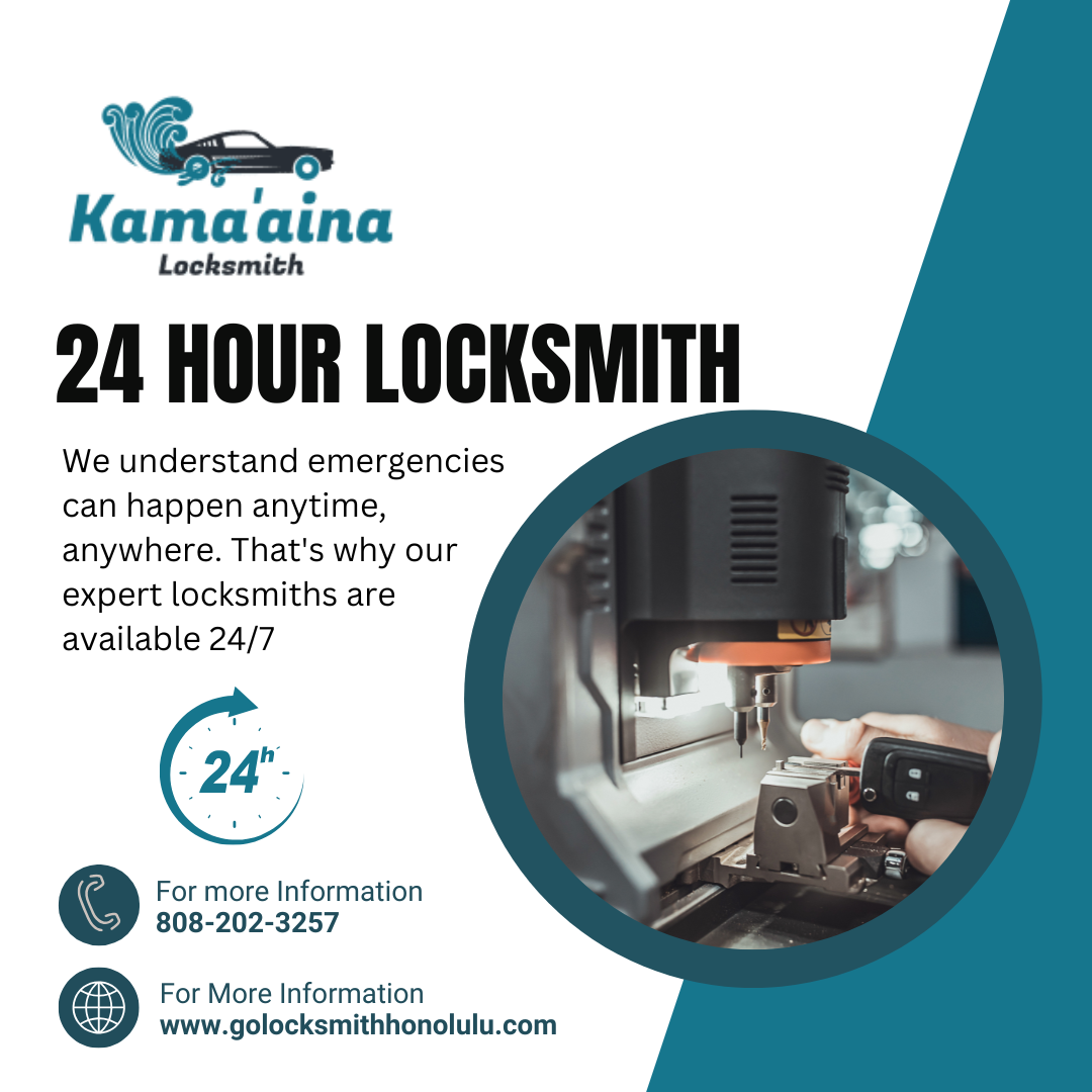Kamaaina Locksmith Launches Trusted Honolulu 24 Hour Locksmith Emergency Services