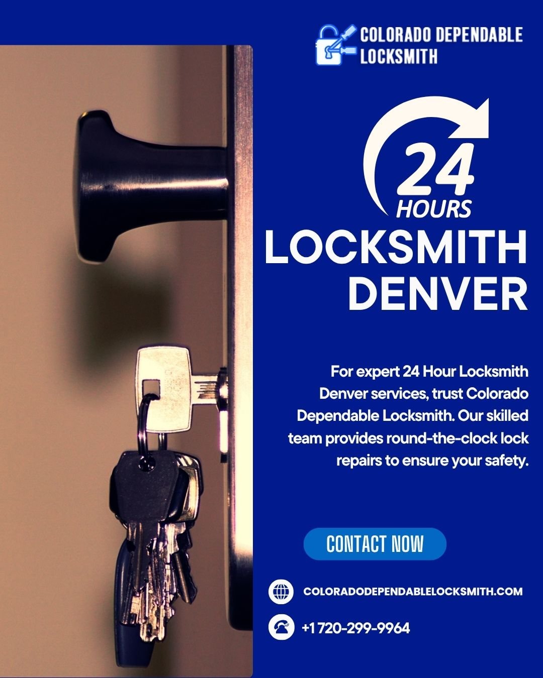 Colorado Dependable Locksmith Delivers Reliable 24 Hour Locksmith Denver Services