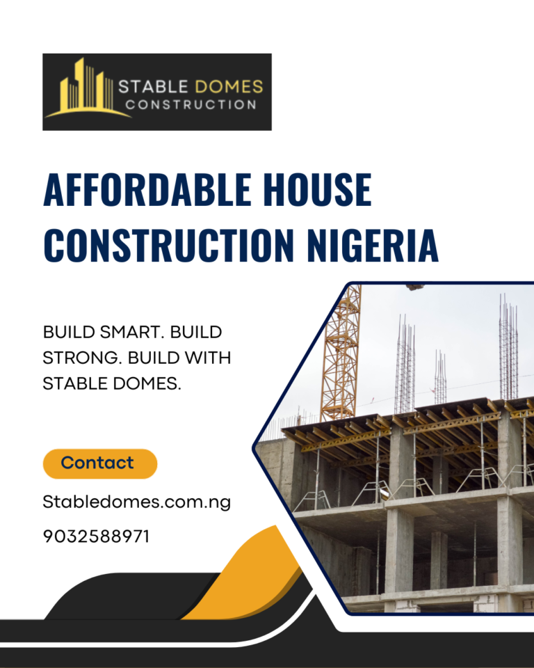 Delivering Cost-Effective and Quality Home Building Solutions Across Nigeria Delivering Cost-Effective and Quality Home Building Solutions Across Nigeria
