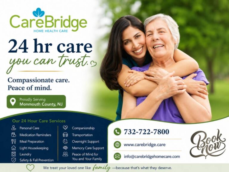 CareBridge Home Care Helps Families with Professional 24 Hr Care in Ocean County NJ CareBridge Home Care Helps Families with Professional 24 Hr Care in Ocean County NJ