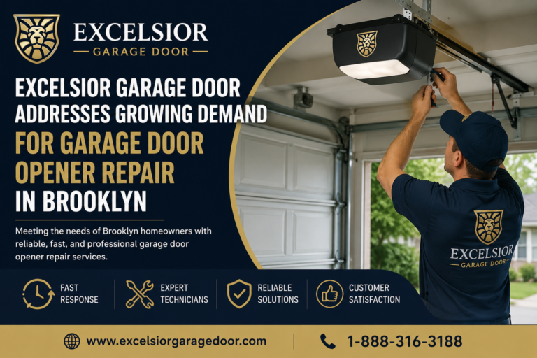 EXCELSIOR SERVICES NY1 INC. Expands Garage Door Opener Repair Services Across Brooklyn EXCELSIOR SERVICES NY1 INC. Expands Garage Door Opener Repair Services Across Brooklyn