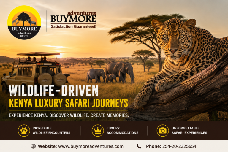 Discover Exceptional Wildlife Adventures Through Buy More Adventures Kenya Luxury Safaris