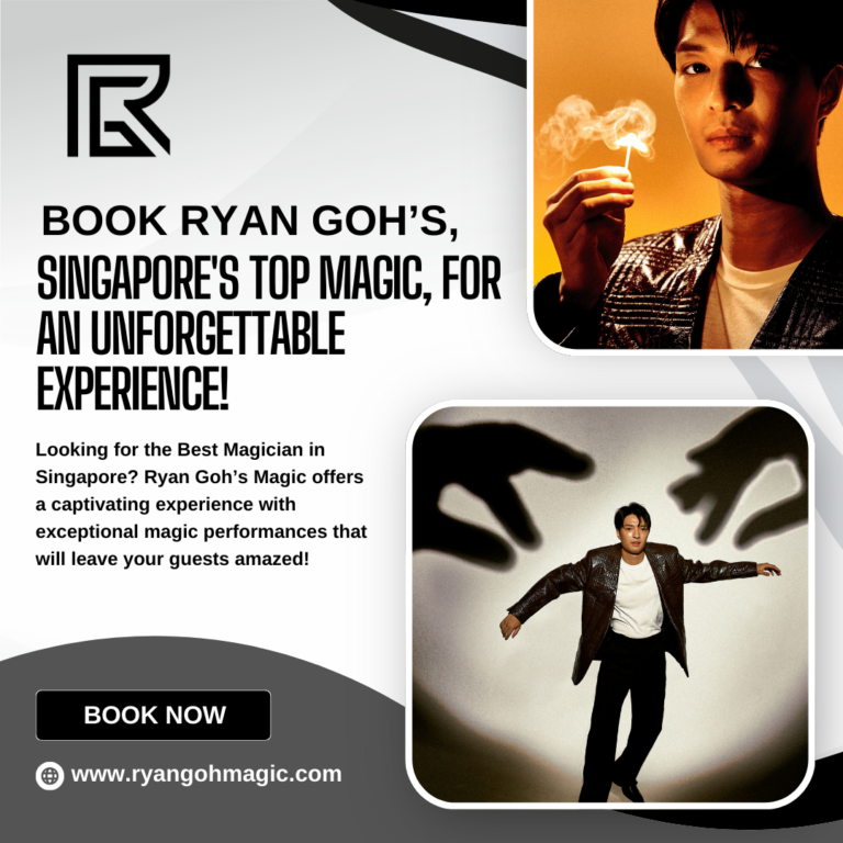 Award-Winning Magician Ryan Goh Launches Premium Entertainment Experiences for Corporate and Private Events in Singapore