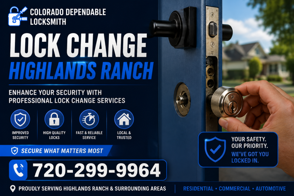 Lock Change Highlands Ranch