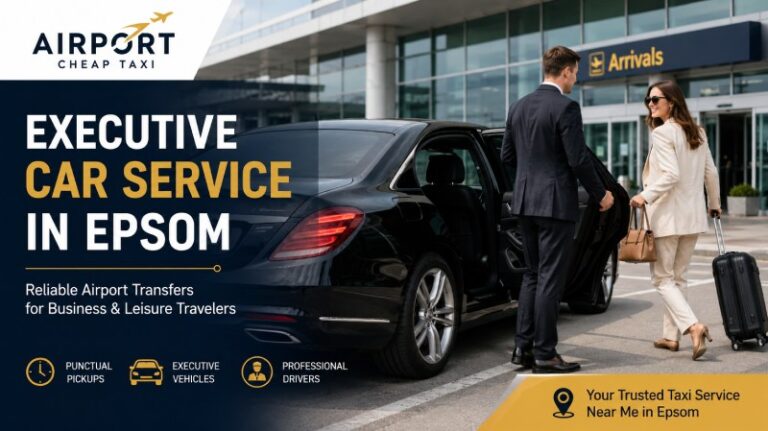 Airport Cheap Taxi Continues Supporting Comfortable Executive Airport Travel Across Epsom Airport Cheap Taxi Continues Supporting Comfortable Executive Airport Travel Across Epsom